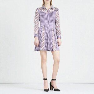 Maje Silk Floral Dress Size 2